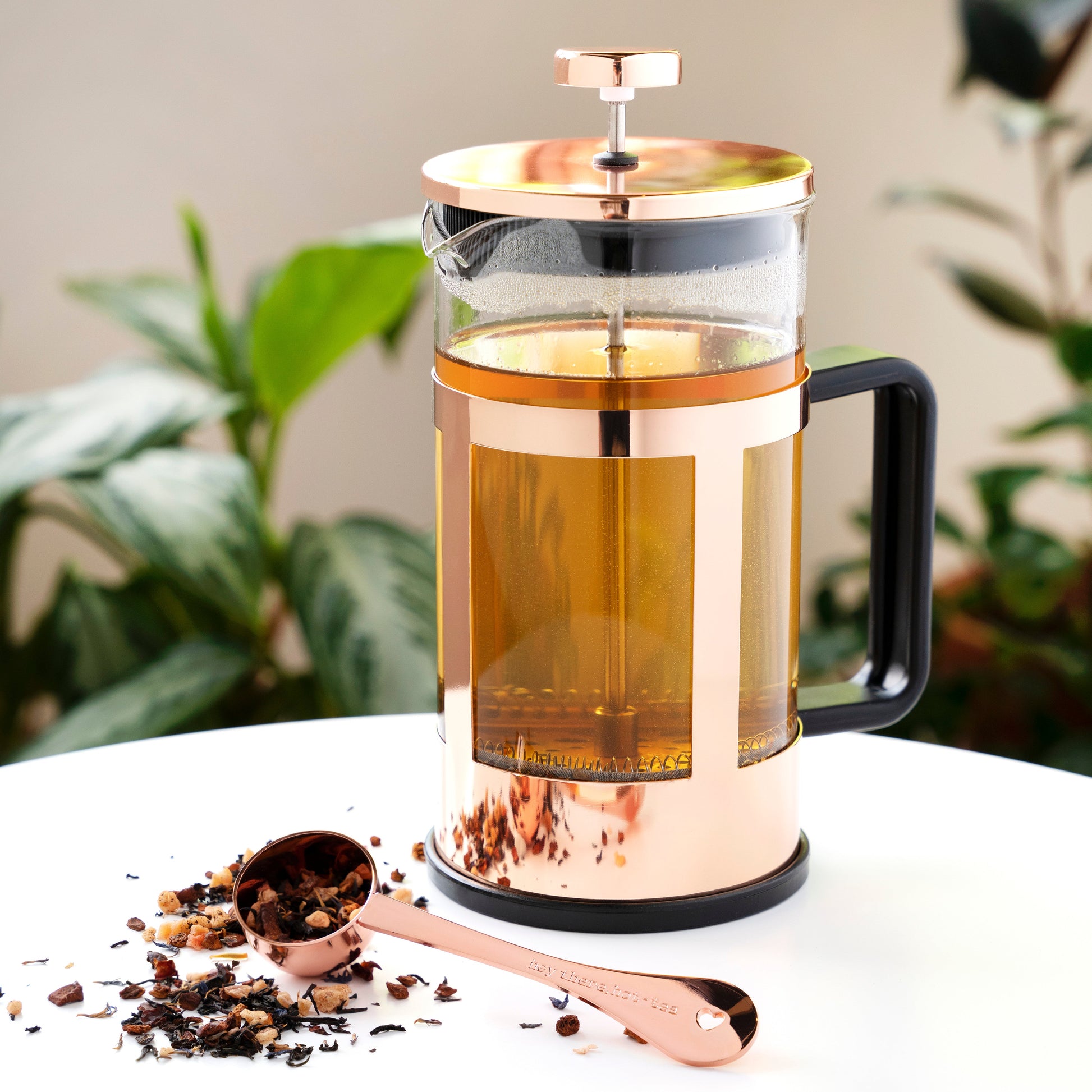 Pinky Up Piper Rose Gold Press Pot