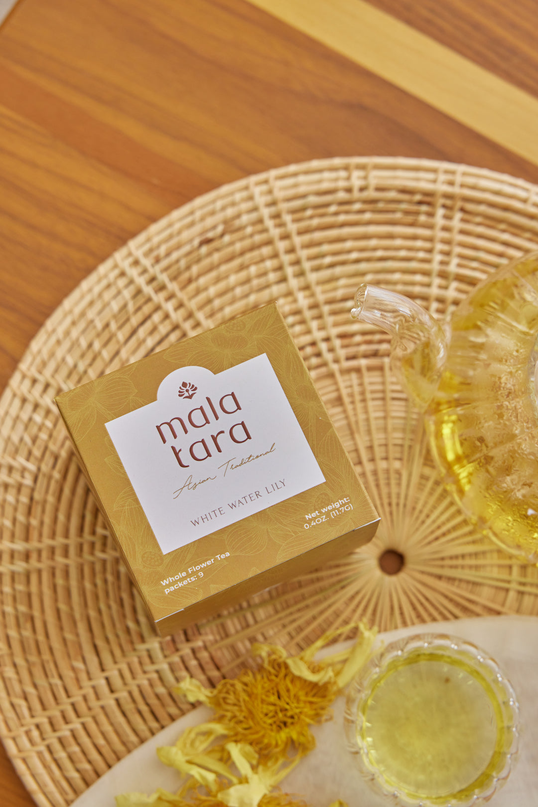 Mala Tara Water Lily Whole Flower Tea Box Herbal Tea