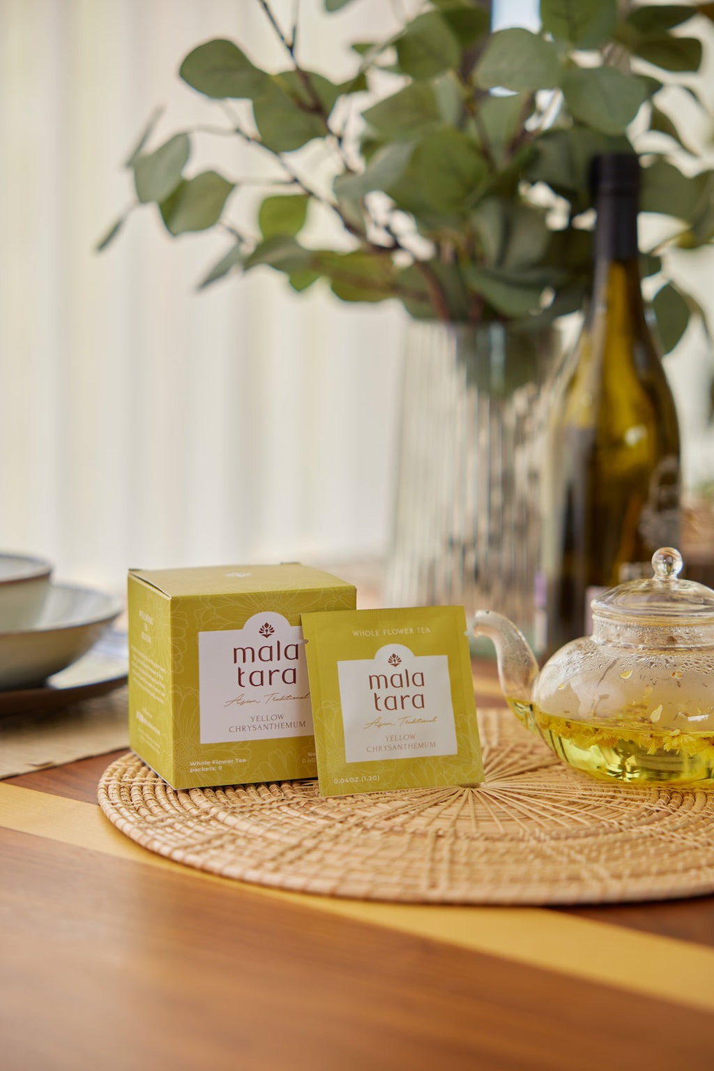 Mala Tara Yellow Chrysanthemum Whole Flower Tea Box Herbal Tea