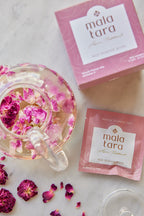 Mala Tara Red Damask Rose Whole Flower Tea Box Herbal Tea