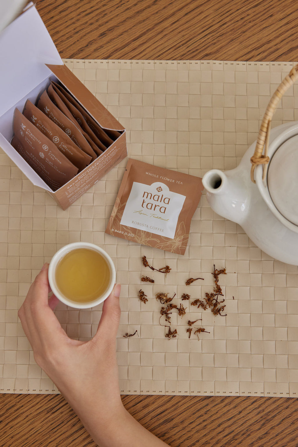 Mala Tara Coffee Flower Tea Box Herbal Tea