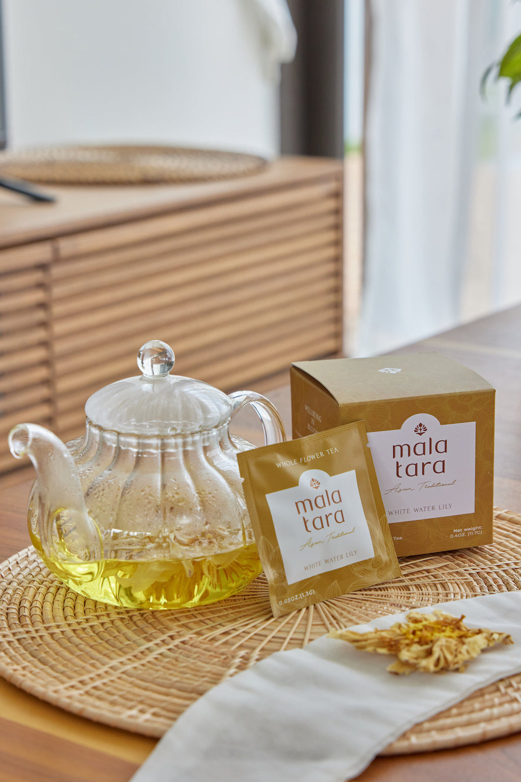 Mala Tara Water Lily Whole Flower Tea Box Herbal Tea