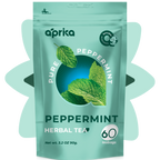 Aprika Life 100% Pure Peppermint Herbal Tea, 60 Bags