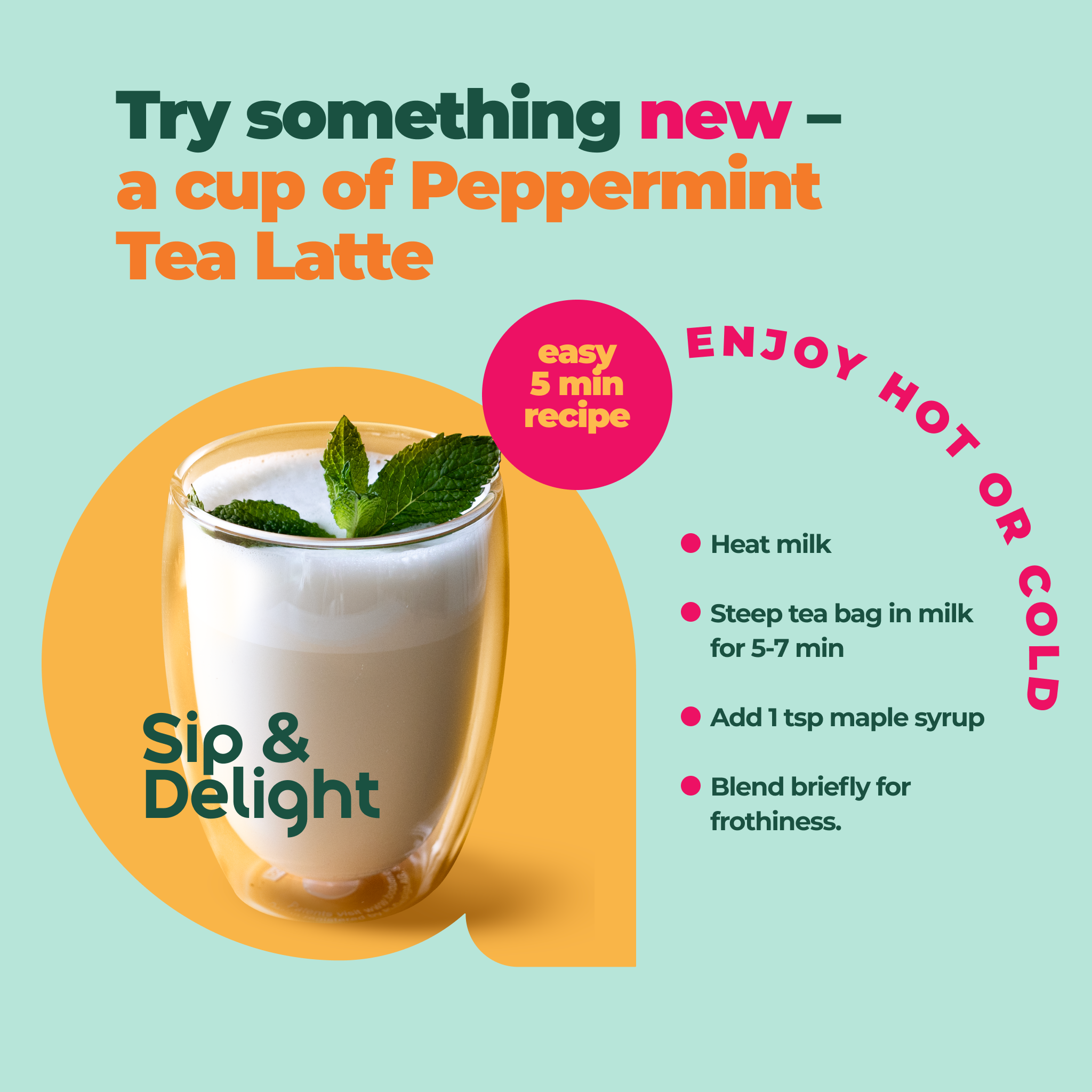 Aprika Life 100% Pure Peppermint Herbal Tea, 60 Bags