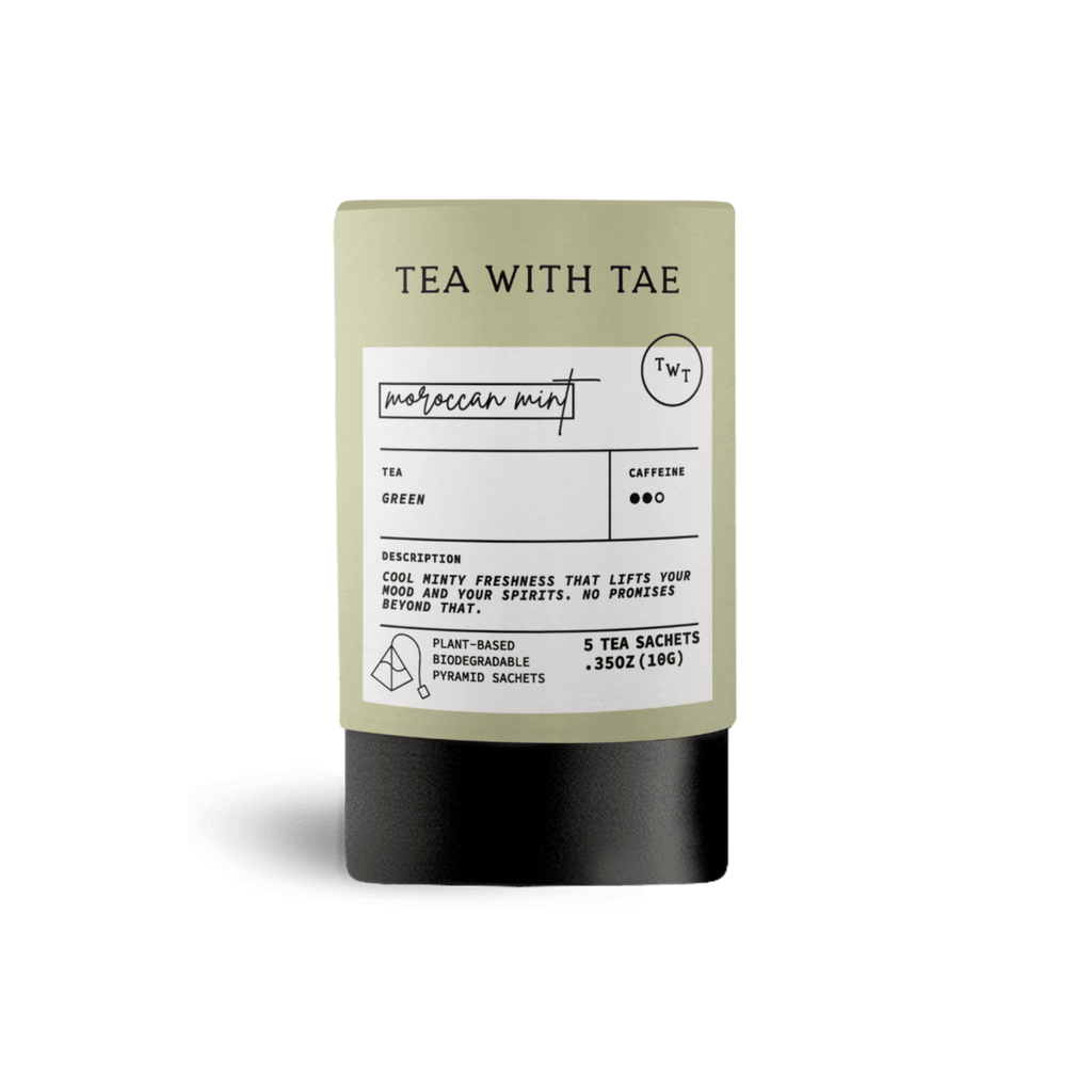 Tea with Tae Moroccan Mint Mini Tea Tube (5 tea bags) Green Tea