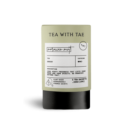 Tea with Tae Moroccan Mint Mini Tea Tube (5 tea bags) Green Tea
