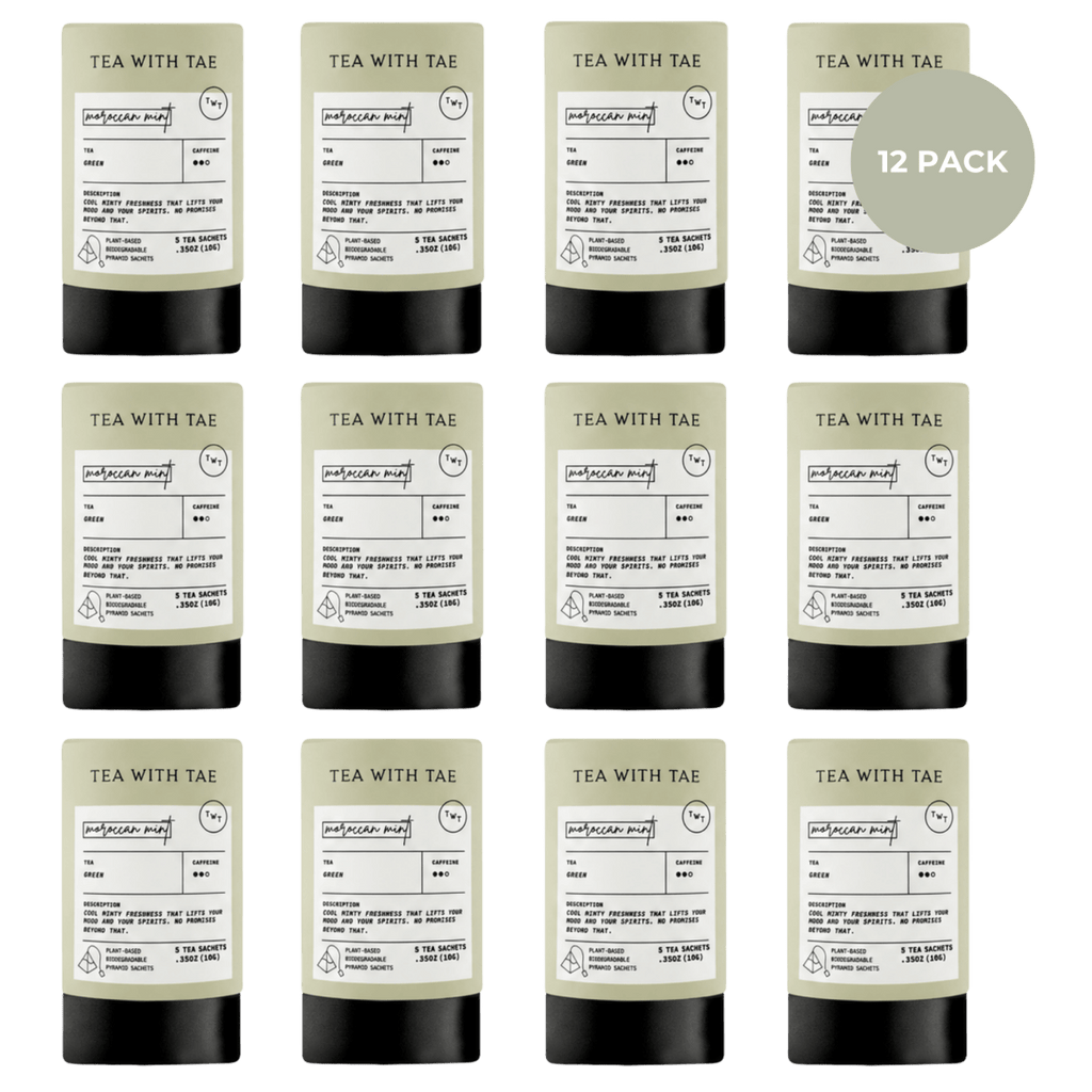 Tea with Tae Moroccan Mint Mini Tea Tube (5 tea bags) Green Tea