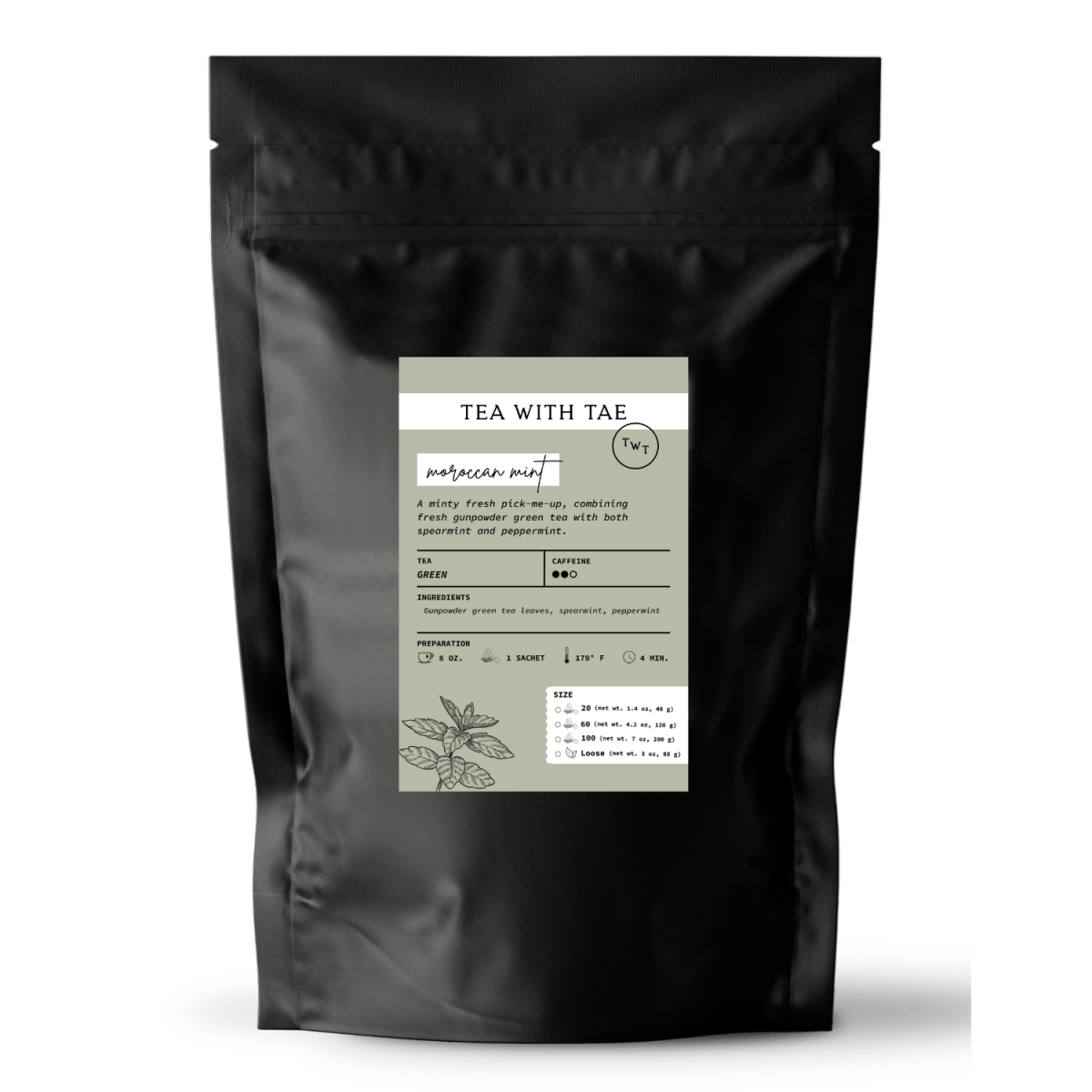Tea with Tae Moroccan Mint Pouch