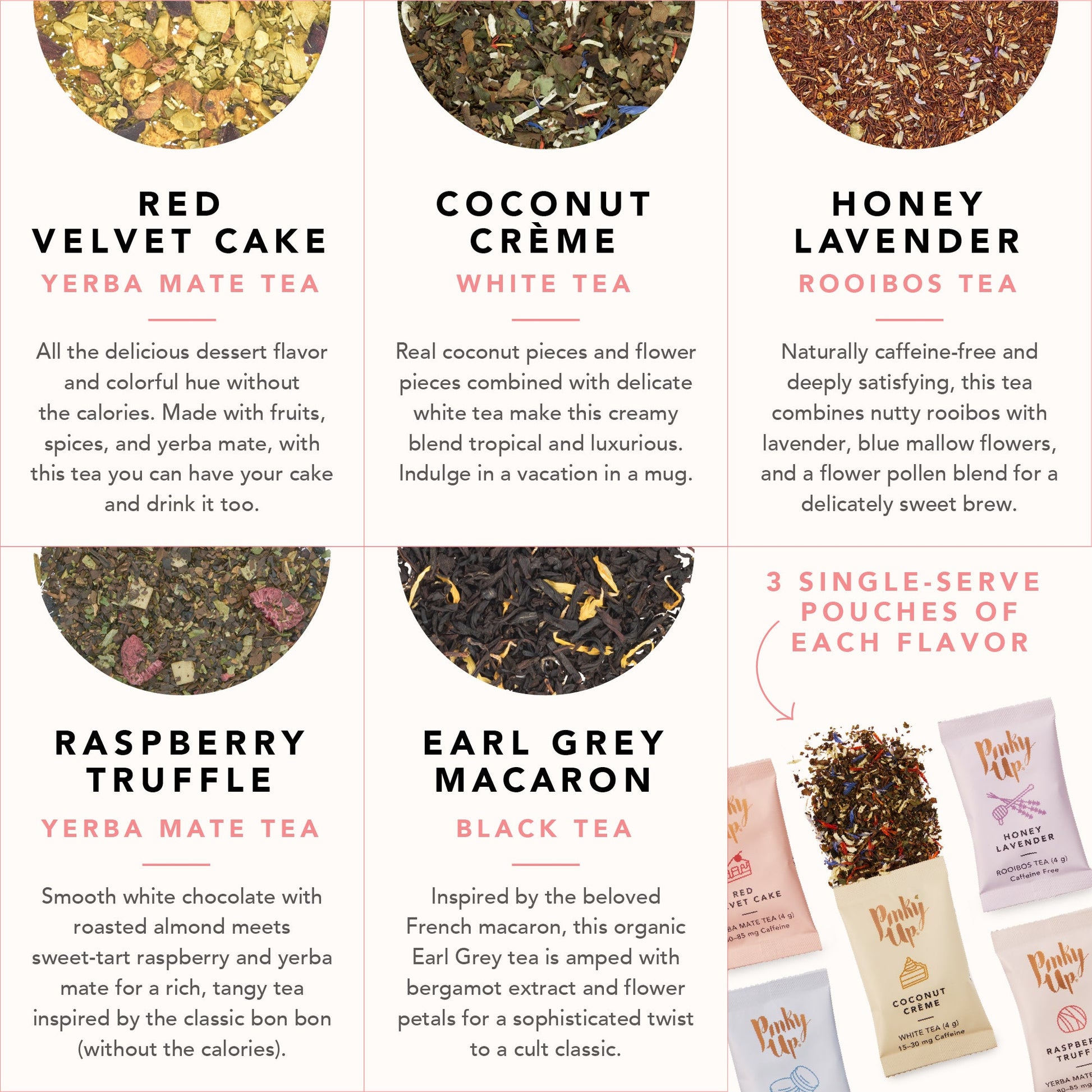 Pinky Up Dessert Loose Leaf Tea Sampler