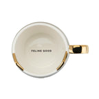 Pinky Up Chloe White Cat Mug featuring a white cat design, ideal for cat lovers and coffee enthusiasts.