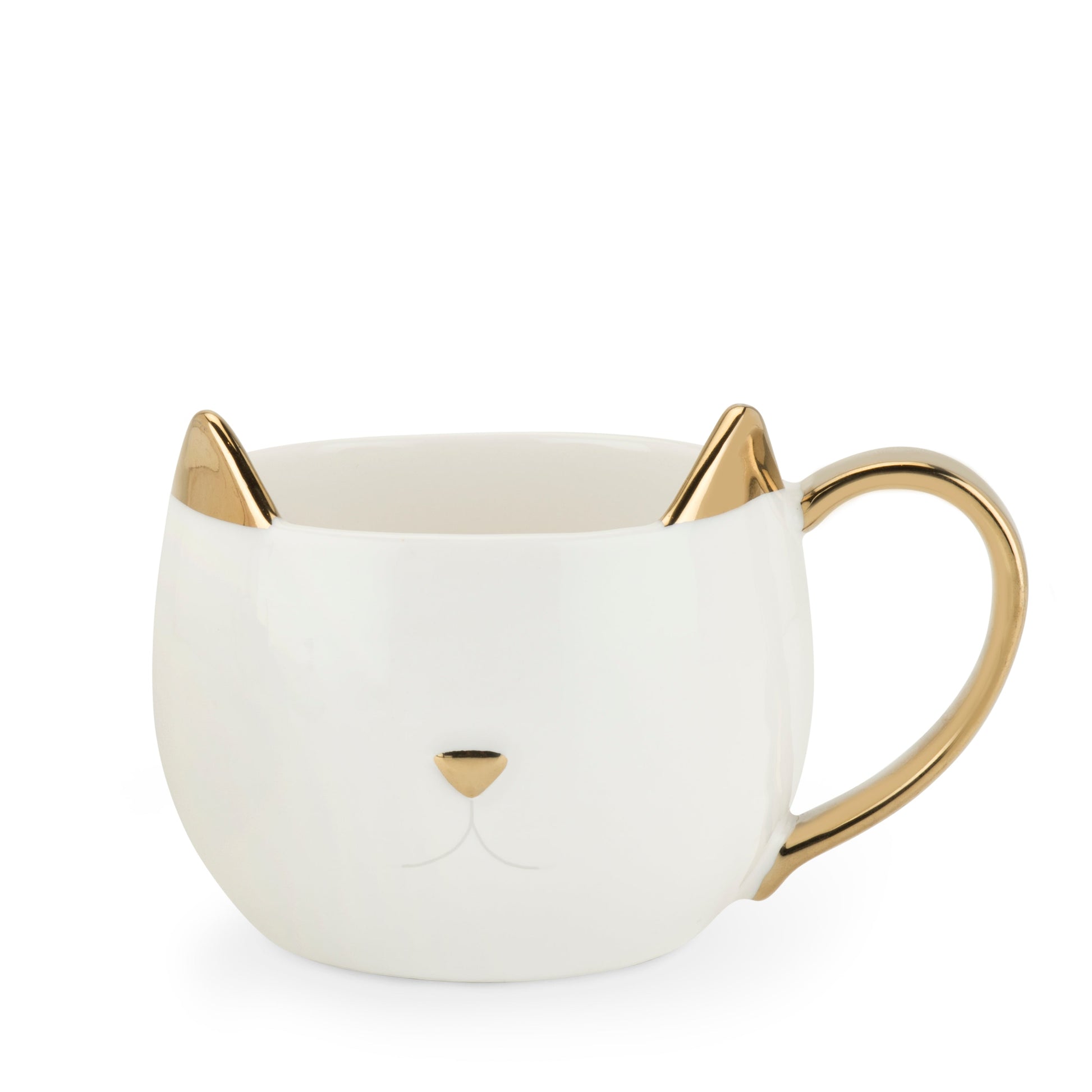 Pinky Up Chloe White Cat Mug