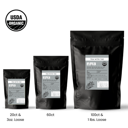Tea with Tae Organic Calming Herbal Tea Pouch