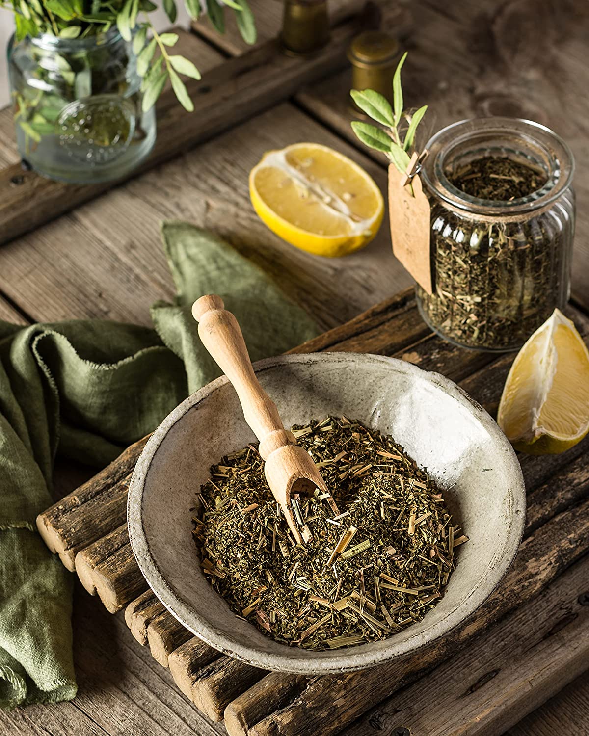 Gardenika Gardenika Lemon Spearmint Tea, Loose Leaf, USDA Organic, Kosher, Caffeine Free – 4 Oz (113g)