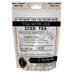 Tea with Tae Peach & Apricot Green Iced Tea Pouch