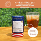 Tea with Tae Peach Black Iced Tea Pouch