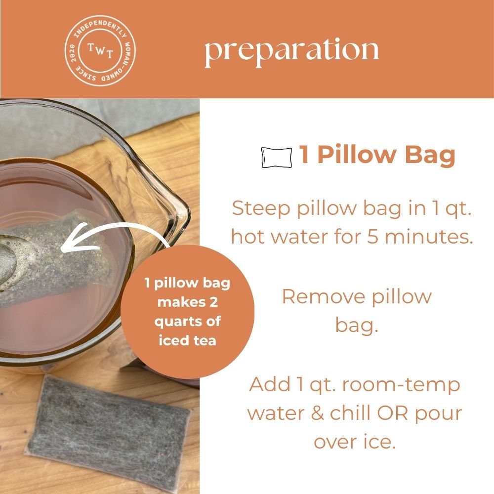 Tea with Tae Peach Black Iced Tea Pouch