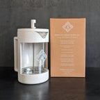 Piper and Leaf Piper Press in a metal box, showcasing the product design and branding from Piper and Leaf.