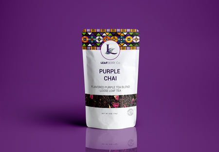 leafberri Purple Chai Kenyan Loose Leaf Tea