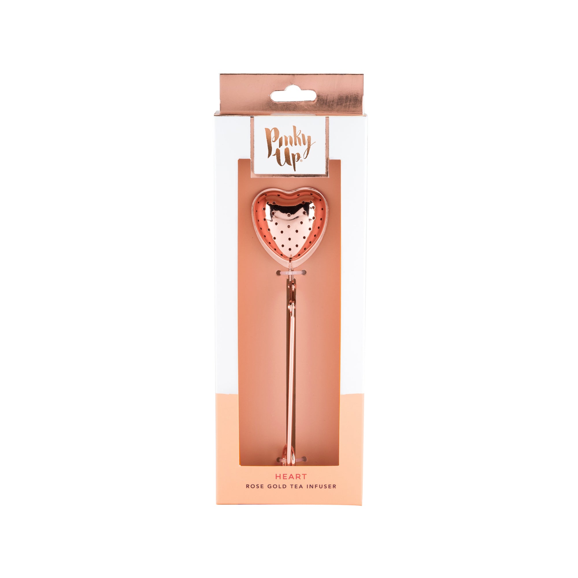 Pinky Up Rose Gold Heart Tea Infuser