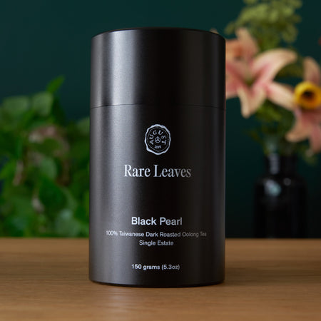 August Uncommon Rare Leaves Black Pearl - Single Estate Taiwanese Dark Roasted Oolong Tea