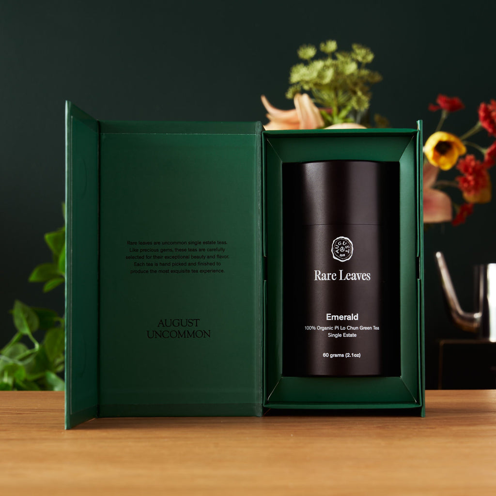 August Uncommon Rare Leaves Emerald - Single Estate Pi Lo Chun Green Tea