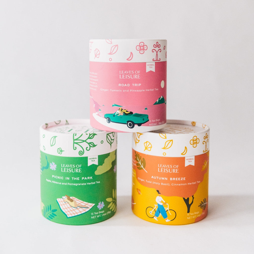 Leaves of Leisure Recipe Ready Tea Gift Set | Craft Mocktails and Cocktails with Flair