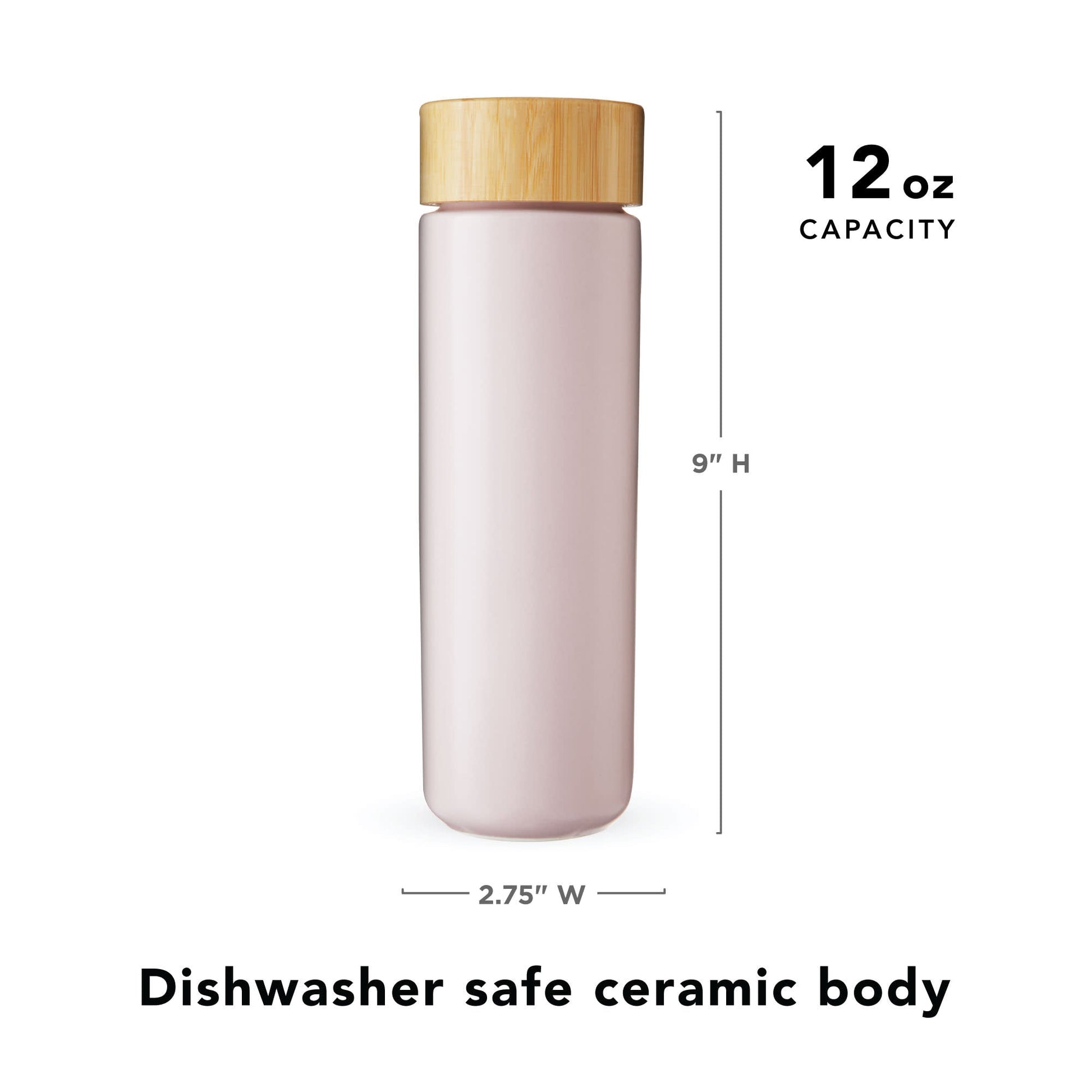 Pinky Up Tatyana Ceramic To-Go Infuser Mug in Lavender