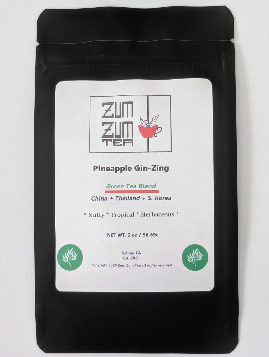 Zum Zum Pineapple Gin-Zing Green Tea
