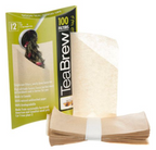 TeaBrew Biodegradable Compostable Disposable Tea Bags (100 Count)