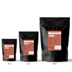 Tea with Tae Rooibos Chai Pouch featuring eco-friendly pyramid sachets, available in 20 ct., 60 ct., 100 ct., and loose leaf options.
