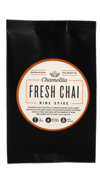 9 Spice Honey Fresh Chai by Somage USA, a jar of honey chai blend with spices, shown in a clear container.