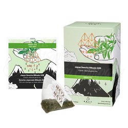 Culinary Teas Japan Sencha Mikado Green Tea (25 Loose-Leaf Pyramid Teabags Carton)