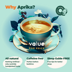 Aprika Life Herbal Sleep Tea With Sleep Guide, 60 Bags