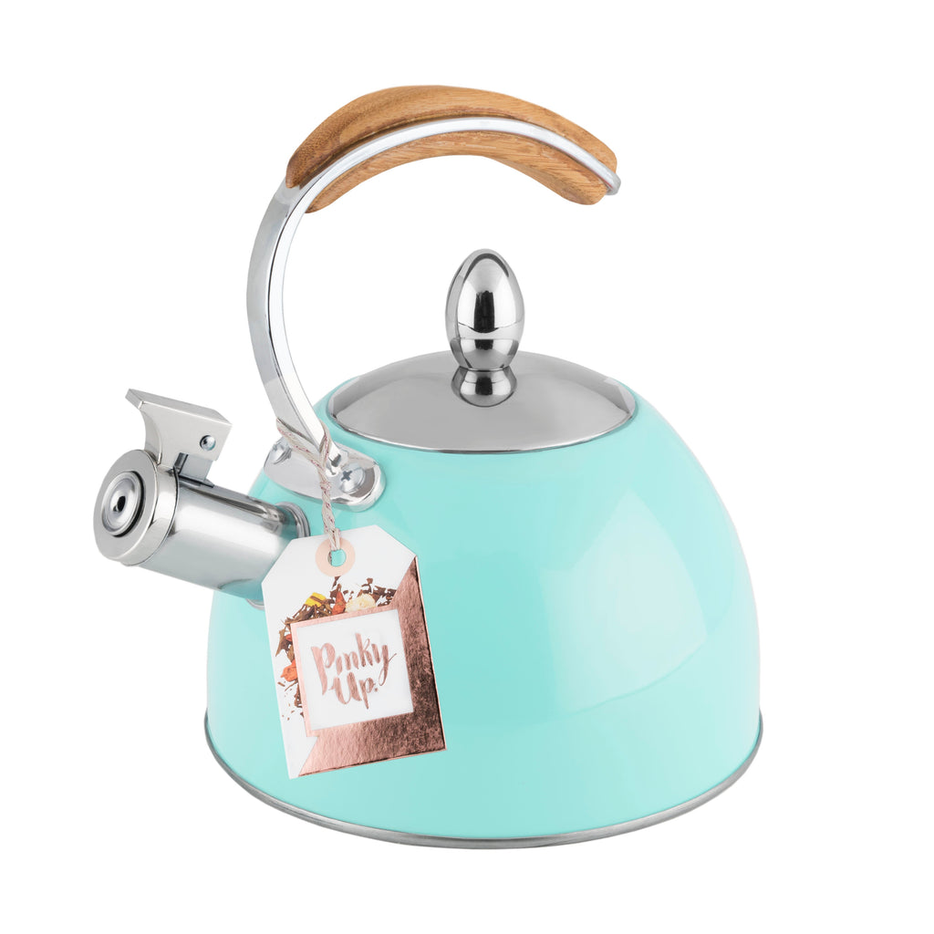 Pinky Up Presley Light Blue Tea Kettle