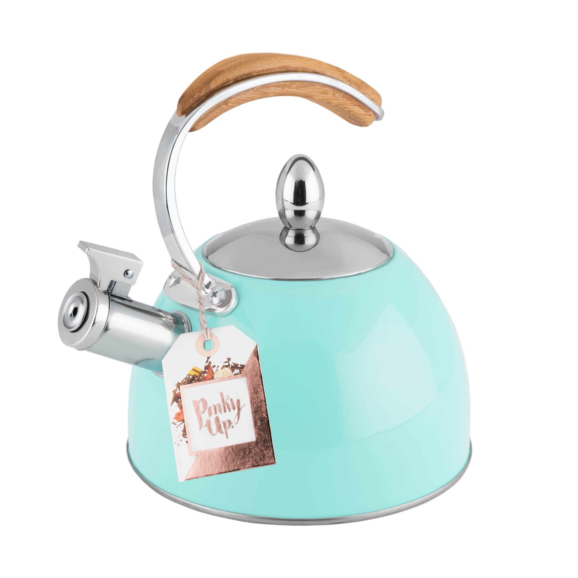 Pinky Up Presley Light Blue Tea Kettle