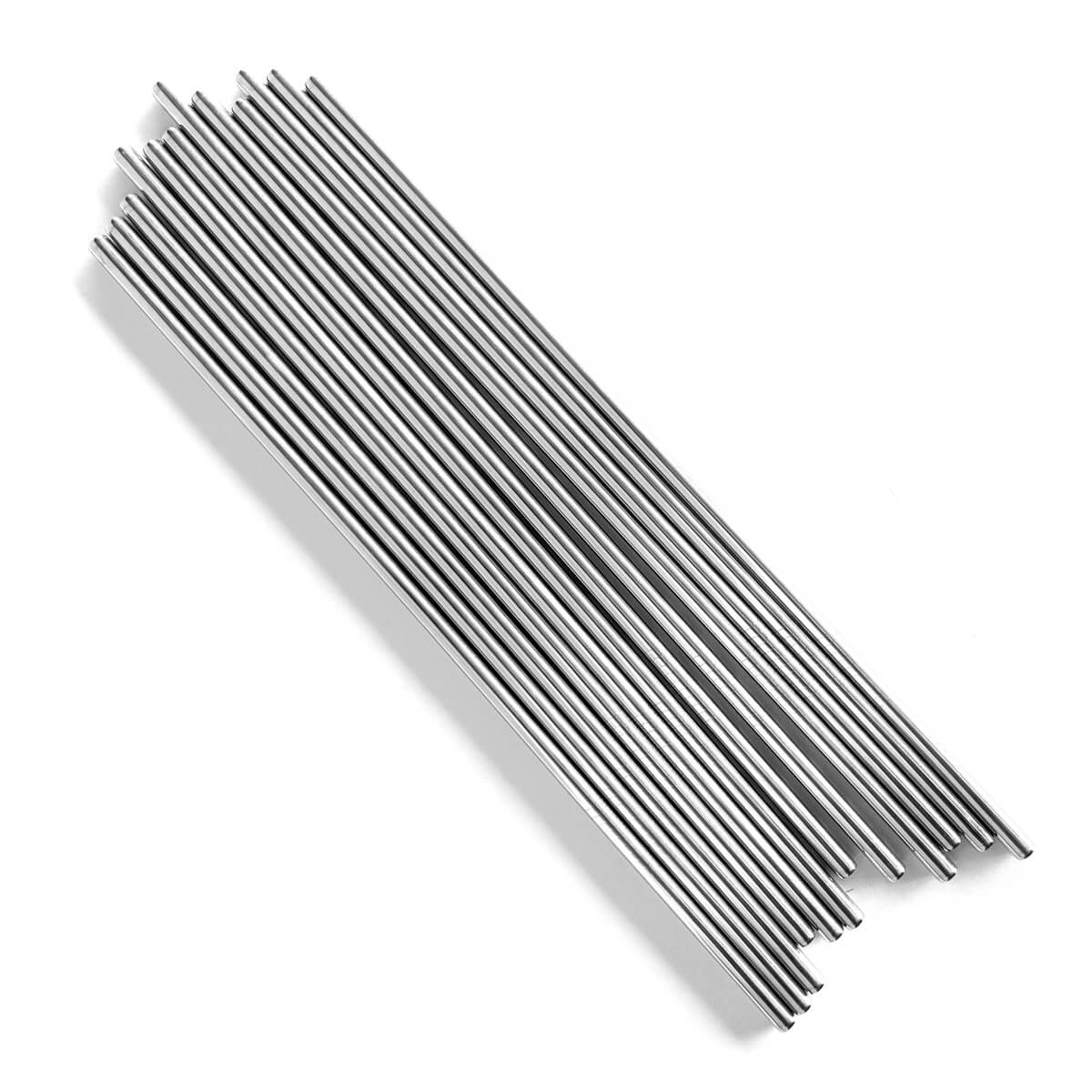 Piper and Leaf Stainless Steel Straws - 12 Pack (8.5")