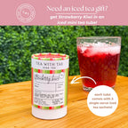 Tea with Tae Strawberry Kiwi Iced Tea Pouch Herbal Tea