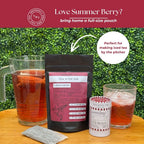 Tea with Tae Summer Berry Iced Mini Tea Tube (5 iced sachets) Herbal Tea