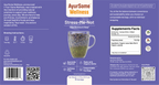 AyurSome Wellness Stress-Me-Not Tea | Organic Lemon Balm, Lavender Tea Blend Herbal Tea