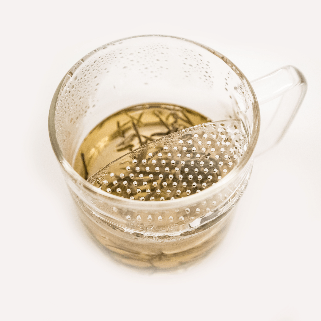 The WALL® Tea Infuser by Nepal Tea, a sleek and functional tea infuser designed for brewing loose leaf tea.
