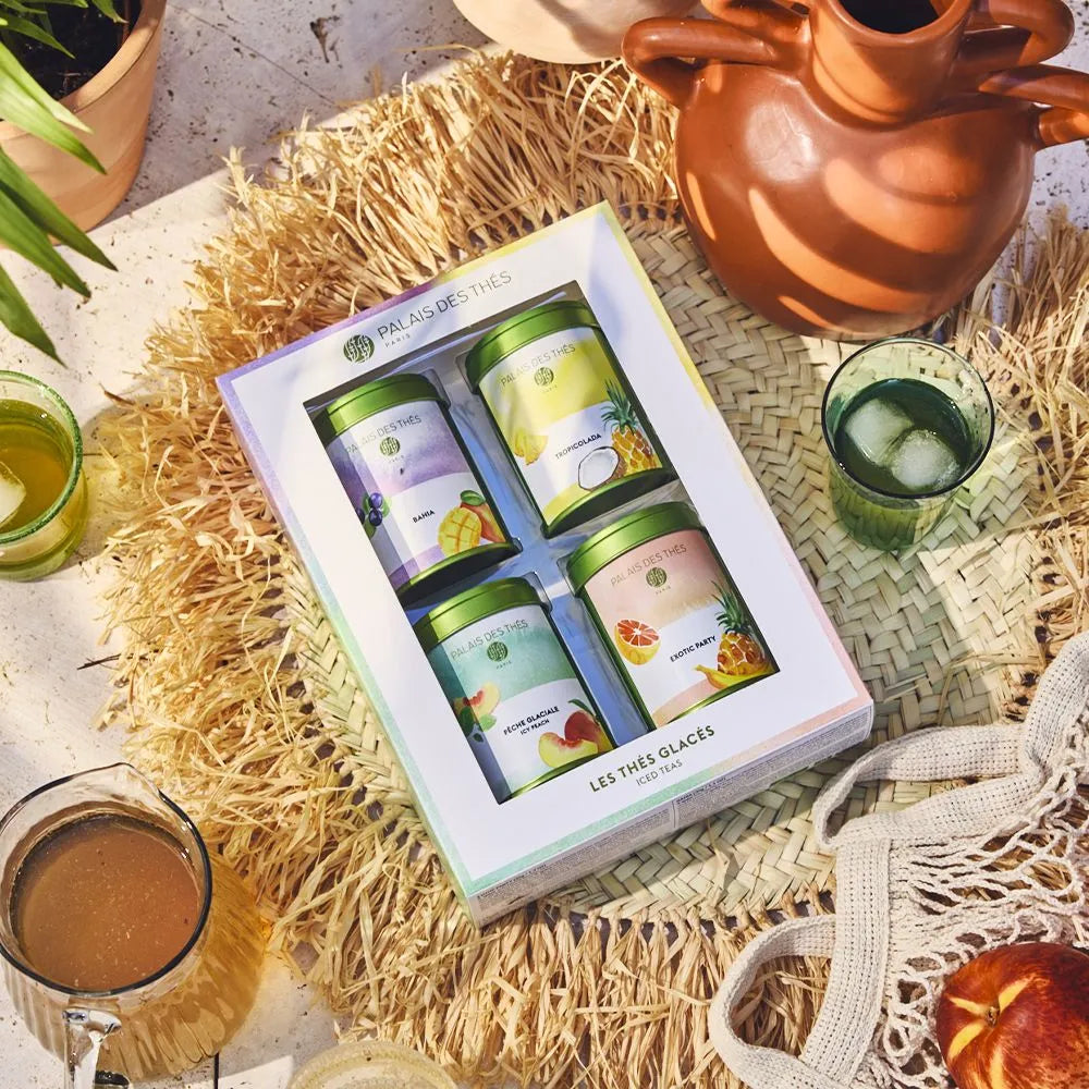 Palais des Thés Iced Tea Mini Variety Set (4 Tins, Loose Leaf Tea)