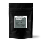 Tea with Tae Traditional Iced Black Tea Sampler Pouch (2 Pillow Bags) displayed, featuring two pillow bags for iced tea brewing.