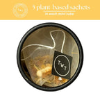 Tea with Tae Turmeric Ginger Mini Tea Tube (5 tea bags) Herbal Tea