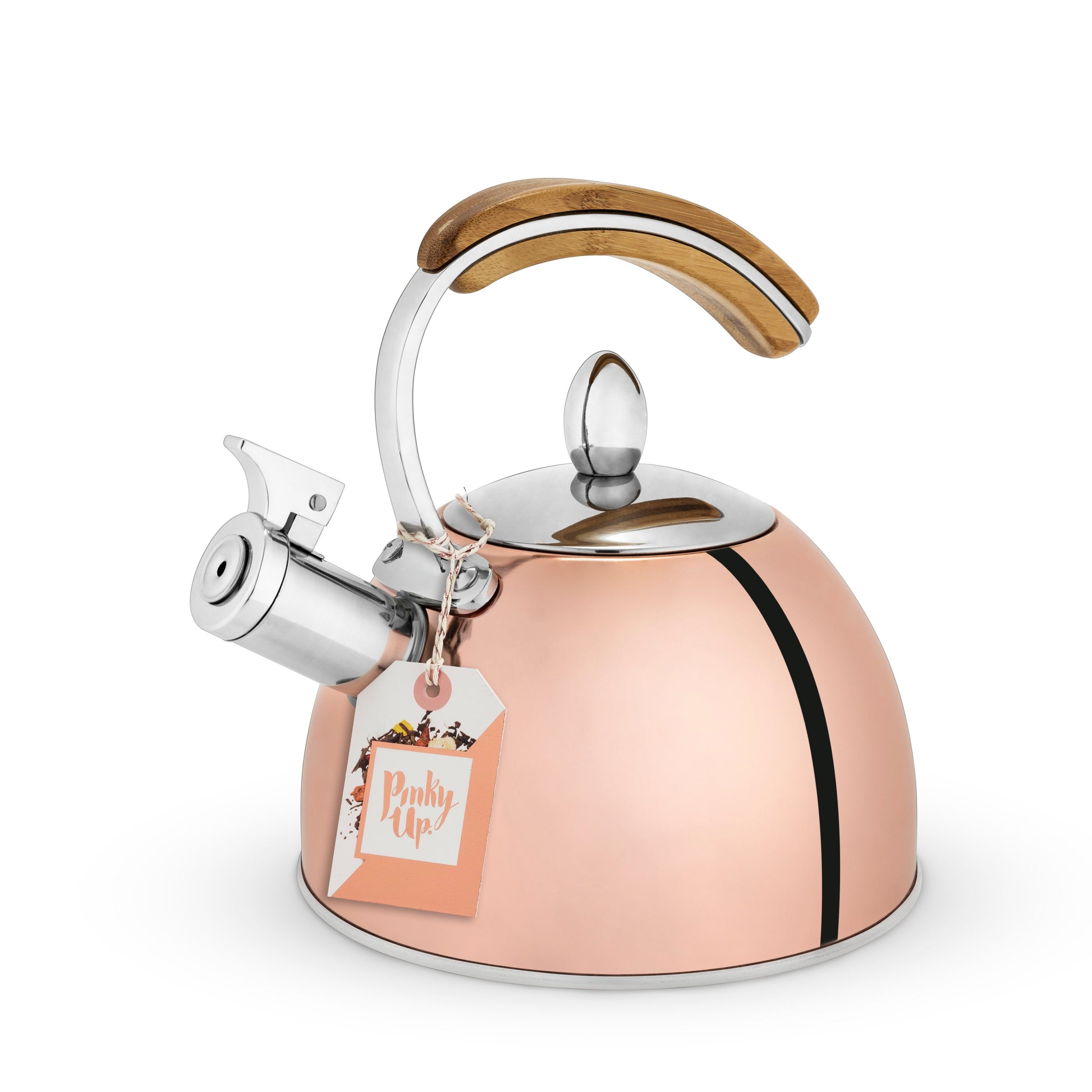 Pinky Up Presley Tea Kettle in Rose Gold