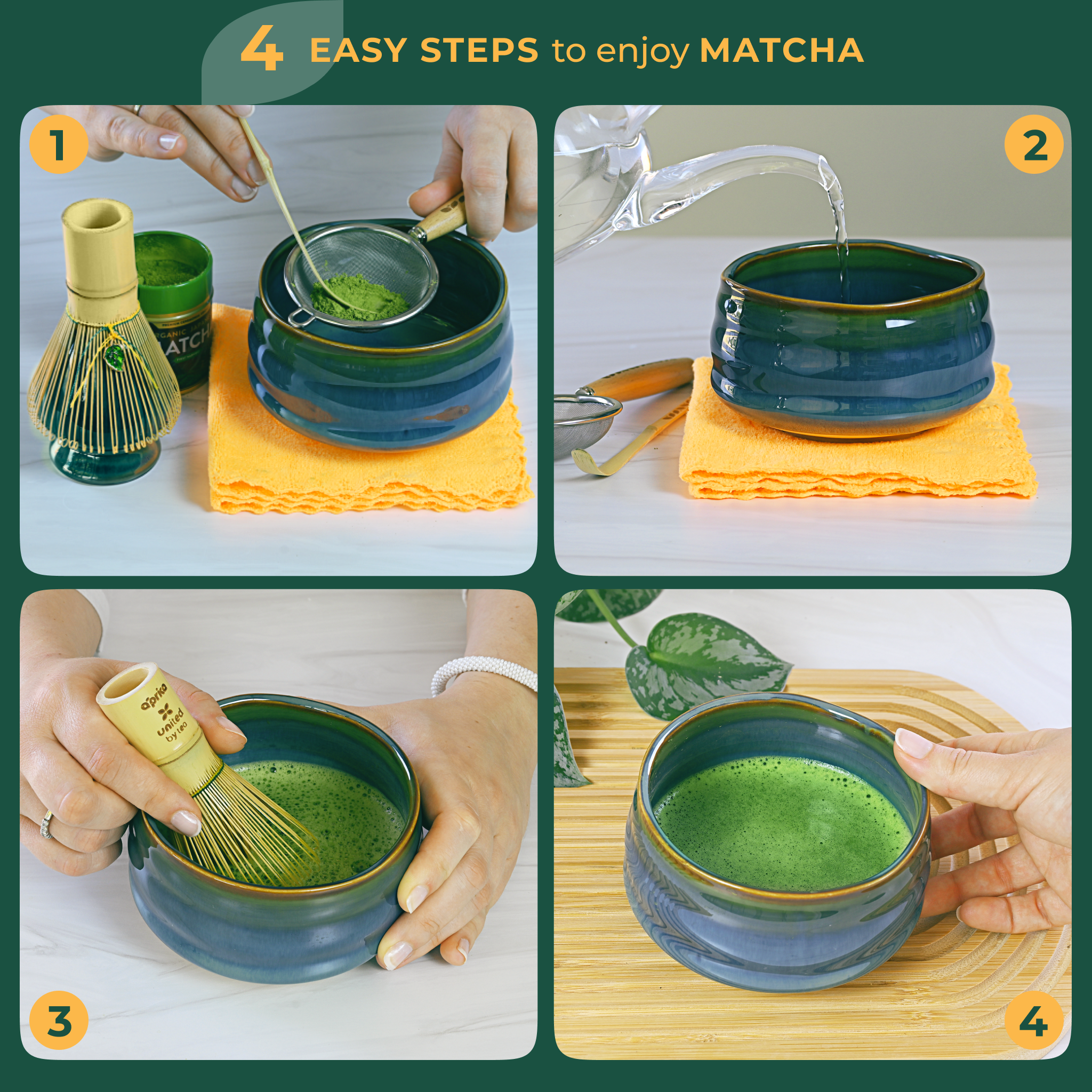 Aprika Life Ceremonial Matcha Starter Kit - Blue