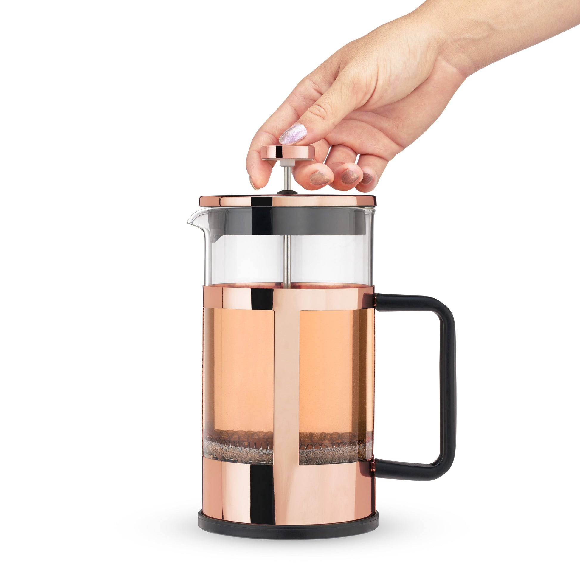 Pinky Up Piper Rose Gold Press Pot