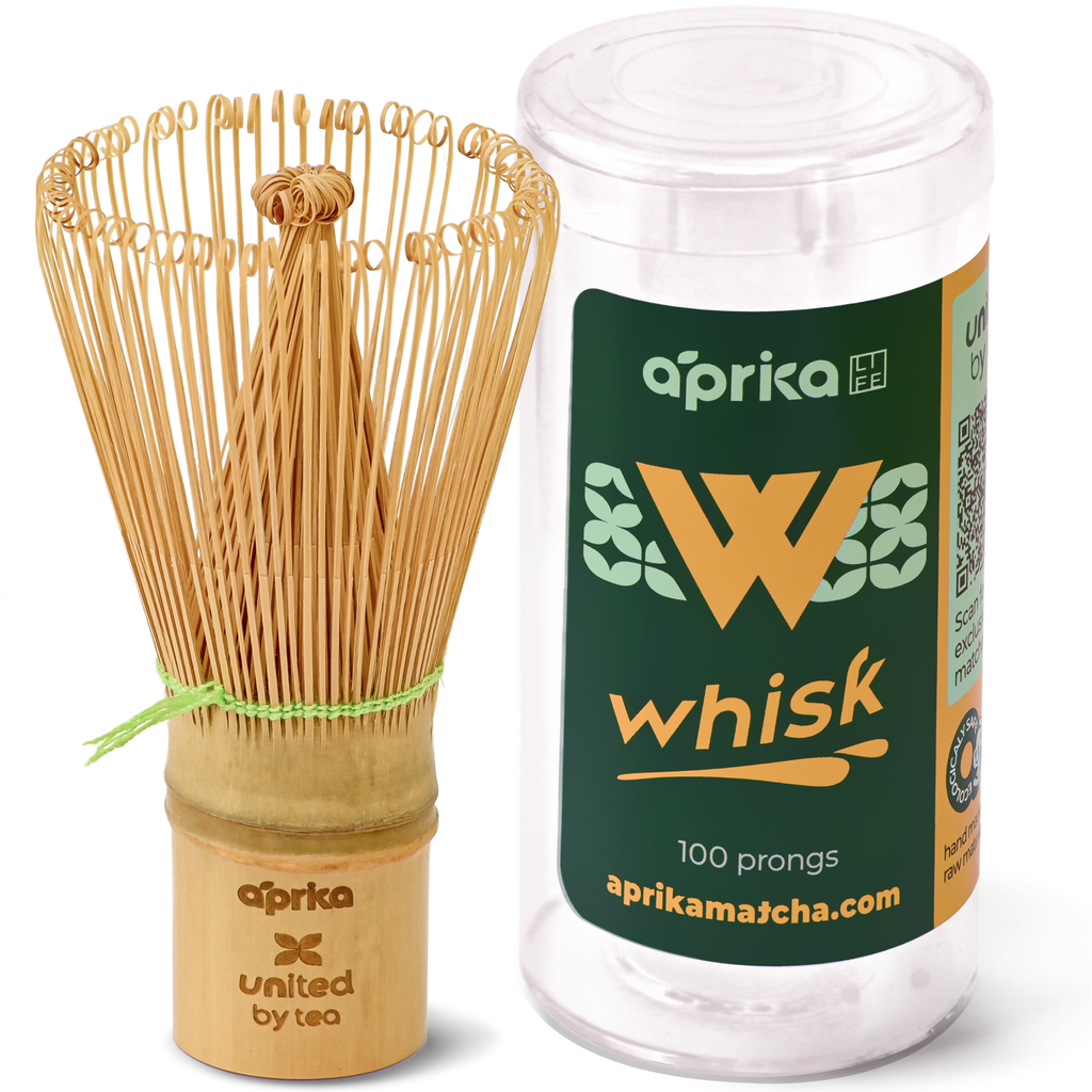 Aprika Life Bamboo Matcha Whisk (100 Prongs)