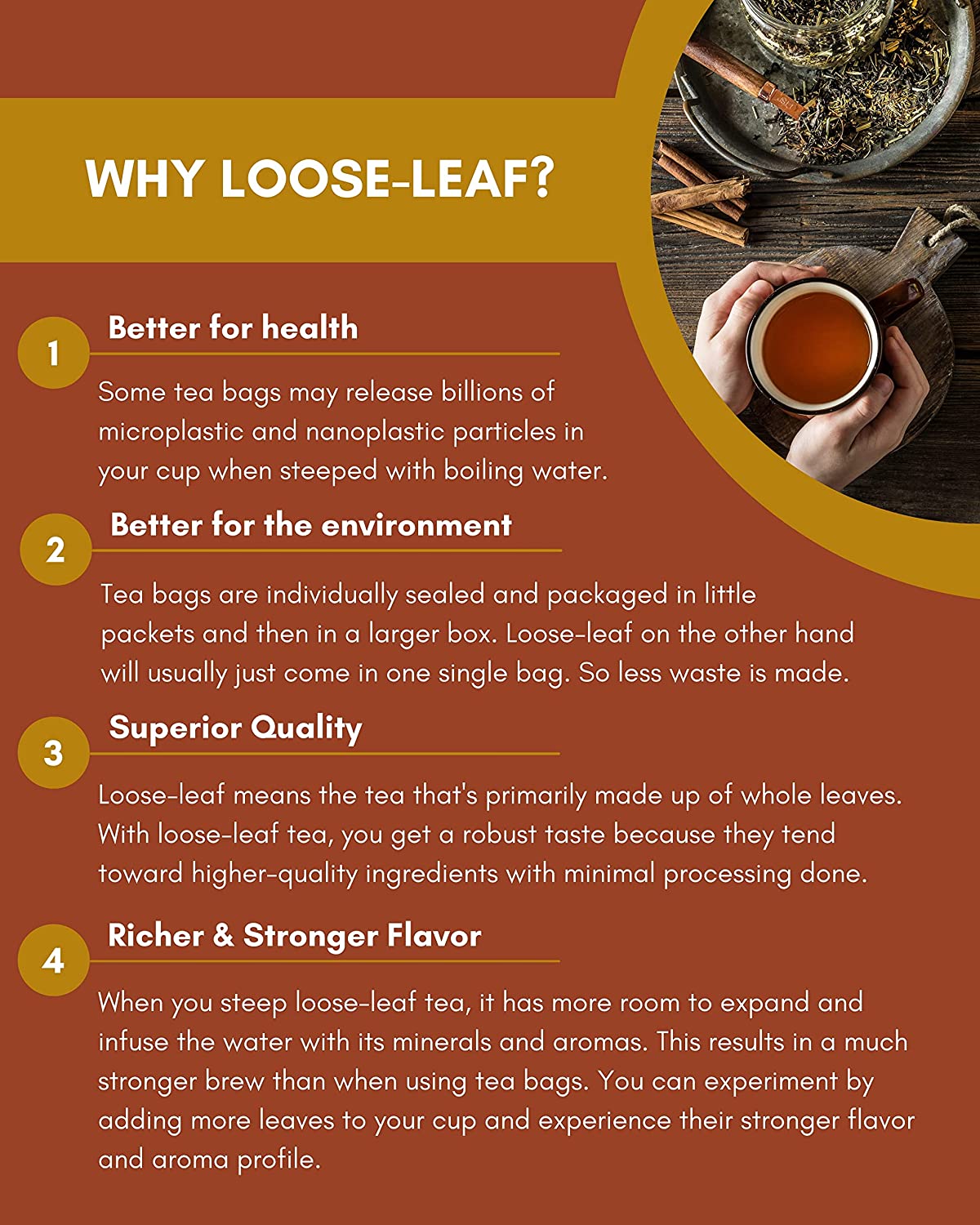 Gardenika Lemon Essence Black Loose Leaf Tea with Green Rooibos, USDA Organic, 55+ Cups – 4 Oz (113g)
