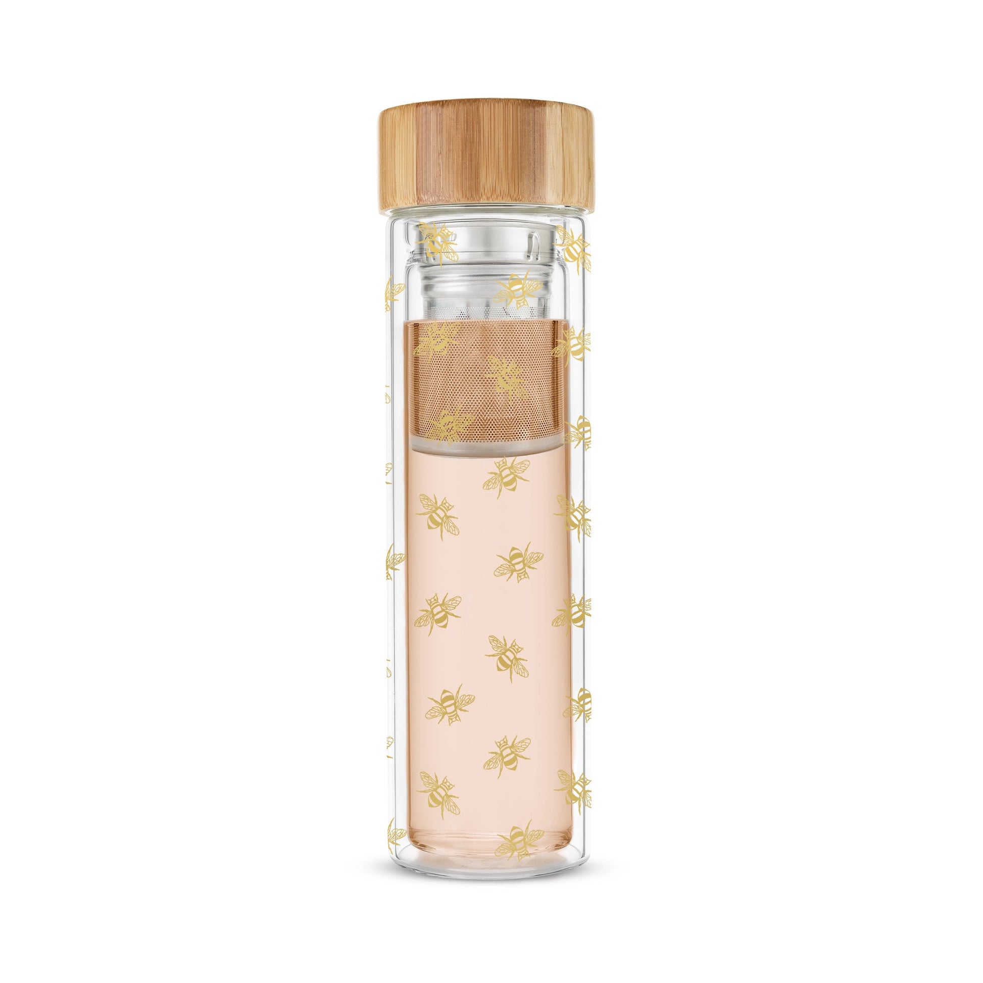 Pinky Up Blair Bee Glass Travel Infuser Mug