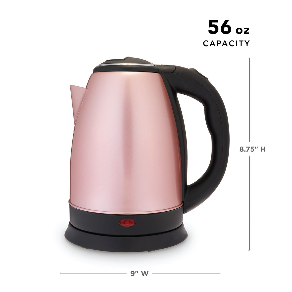 Pinky Up Parker Rose Gold Electric Tea Kettle